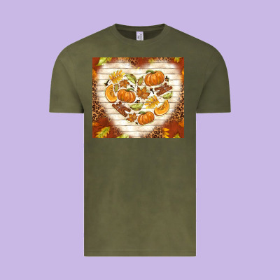 Fall Heart With Leopard Vintage Tee Designed By Tumblerdesignbyshophia