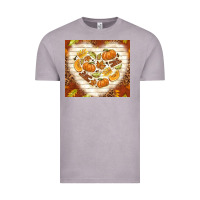 Vintage Zinc fall heart with leopard Vintage Tee - TumblerDesignByShophia