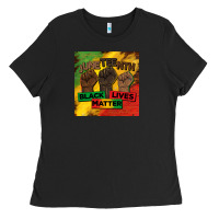 Black juneteenth black lives matter mug  coaster Ladies Tee - BarkalooDesign