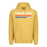 Antique Gold Vintage 70S 80S Style Squam Lake Nh Premium Hoodie - lanVoArt