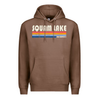 Chestnut Vintage 70S 80S Style Squam Lake Nh Premium Hoodie - lanVoArt
