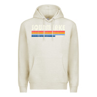Oatmeal Heather Vintage 70S 80S Style Squam Lake Nh Premium Hoodie - lanVoArt