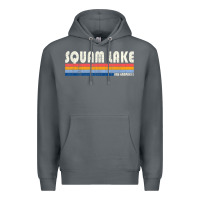 Rock Vintage 70S 80S Style Squam Lake Nh Premium Hoodie - lanVoArt
