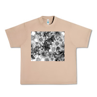 Burro black and white floral Urban Heavy Tee - TumblerDesignByShophia