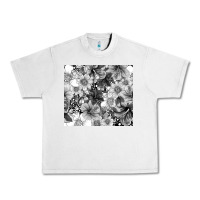 Lunar Rock black and white floral Urban Heavy Tee - TumblerDesignByShophia