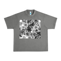 Tornado black and white floral Urban Heavy Tee - TumblerDesignByShophia