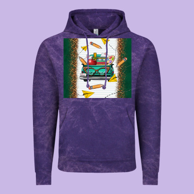 Back To School Truck Vintage Hoodie Designed By Tumblerdesignbyshophia