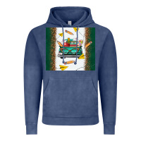 Vintage Denim back to school truck Vintage Hoodie - TumblerDesignByShophia