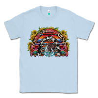 Dusty Blue mexican rainbow Classic Tee - RacoonDesign
