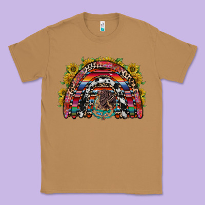 Mexican Rainbow Classic Tee Designed By Racoondesign