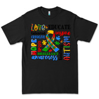 Black autism awareness typography Premium Tee - Artiststas