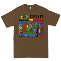 Autism Awareness Typography Premium Tee | Teevron