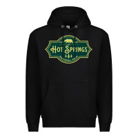 Black Hot Springs National Park Arkansas Nature Bear Hike Outdoors Premium Hoodie - lanVoArt