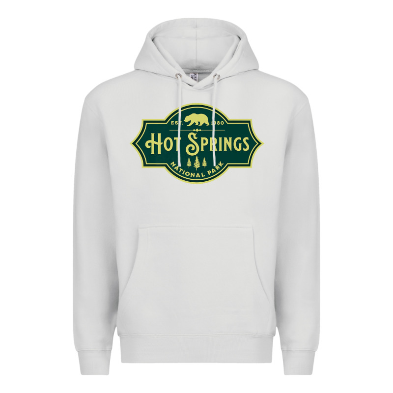 Hot Springs National Park Arkansas Nature Bear Hike Outdoors Premium Hoodie by lanVoArt | Teevron