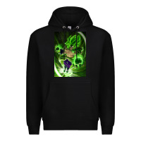Black legendary broly supersaiyajin poster travel Premium Hoodie - lanVoArt