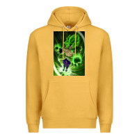 Mustard legendary broly supersaiyajin poster travel Premium Hoodie - lanVoArt