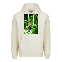 Oatmeal Heather legendary broly supersaiyajin poster travel Premium Hoodie - lanVoArt