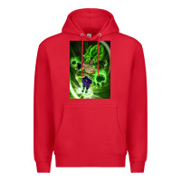 Red legendary broly supersaiyajin poster travel Premium Hoodie - lanVoArt