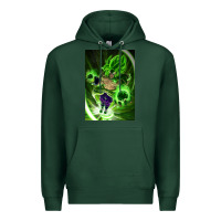 Sports Green legendary broly supersaiyajin poster travel Premium Hoodie - lanVoArt