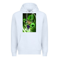 White legendary broly supersaiyajin poster travel Premium Hoodie - lanVoArt