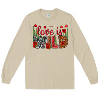 Mushroom Love is wild Valentine's Day Long Sleeve Tee - HowdyJamesFarm