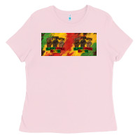 Bubblegum Pink juneteenth black lives matter 15 oz mug Ladies Tee - BarkalooDesign