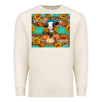 Sandshell Cow fall pumpkin Premium Sweatshirt - Artiststas