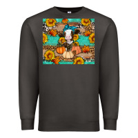 Smoke Cow fall pumpkin Premium Sweatshirt - Artiststas