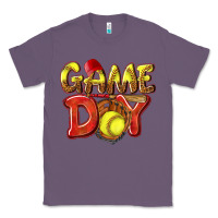 Lavender Game Day Softball Classic Tee - NancyCooperArtShop