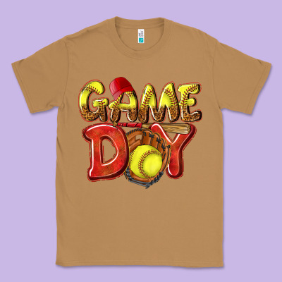 Game Day Softball Classic Tee Designed By Nancycooperartshop