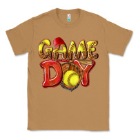 Toasted Coconut Game Day Softball Classic Tee - NancyCooperArtShop