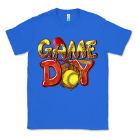 True Royal Game Day Softball Classic Tee - NancyCooperArtShop