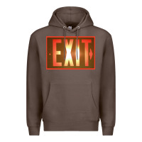 Coffee exit sign   hippie Premium Hoodie - lanVoArt