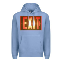 Colony Blue exit sign   hippie Premium Hoodie - lanVoArt