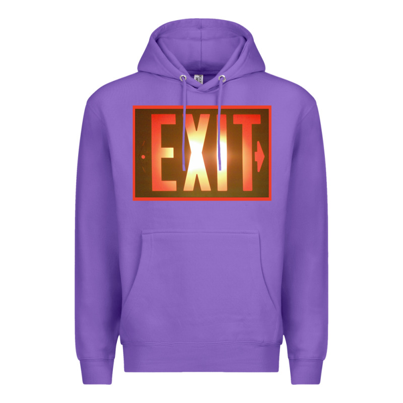 Exit Sign   Hippie Premium Hoodie by lanVoArt | Teevron