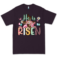 Plum he is risen Premium Tee - Artiststas