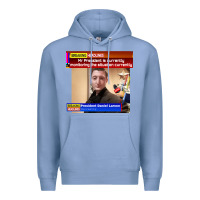 Colony Blue daniel larson monitoring the situation   vintage Premium Hoodie - lanVoArt