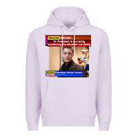 Lilac daniel larson monitoring the situation   vintage Premium Hoodie - lanVoArt