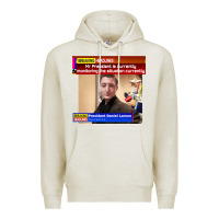 Oatmeal Heather daniel larson monitoring the situation   vintage Premium Hoodie - lanVoArt