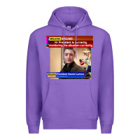 Purple daniel larson monitoring the situation   vintage Premium Hoodie - lanVoArt
