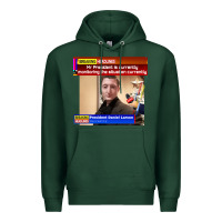 Sports Green daniel larson monitoring the situation   vintage Premium Hoodie - lanVoArt