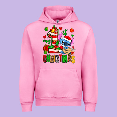 My First Christmas Stitch Urban Hoodie Designed By Adodesignshop