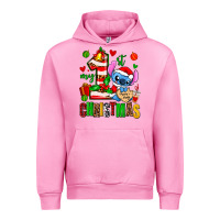 Fuchsia Pink my first christmas stitch Urban Hoodie - AdoDesignShop