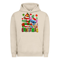 Pigment French Oak my first christmas stitch Urban Hoodie - AdoDesignShop