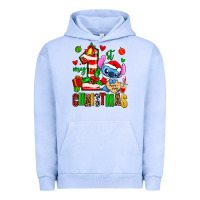 Pigment Grape Ice my first christmas stitch Urban Hoodie - AdoDesignShop