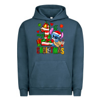 Pigment Midnight Navy my first christmas stitch Urban Hoodie - AdoDesignShop