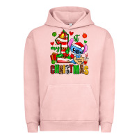 Pigment Salmon my first christmas stitch Urban Hoodie - AdoDesignShop