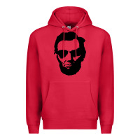 Cardinal cool abe lincoln with aviator sunglasses black Premium Hoodie - lanVoArt
