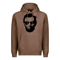Chestnut cool abe lincoln with aviator sunglasses black Premium Hoodie - lanVoArt