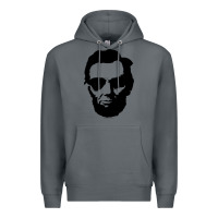 Rock cool abe lincoln with aviator sunglasses black Premium Hoodie - lanVoArt